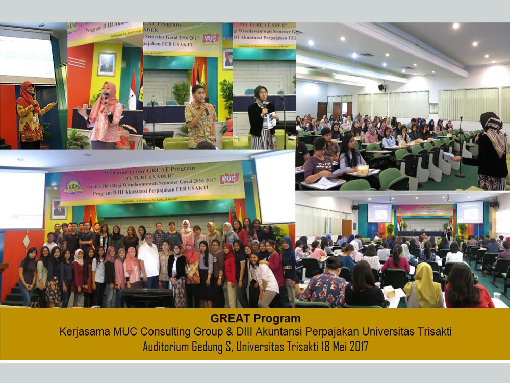 MUC Gelar Seminar Pajak dan “Future Leader” Bekerjasama dengan FEB Universitas Trisakti